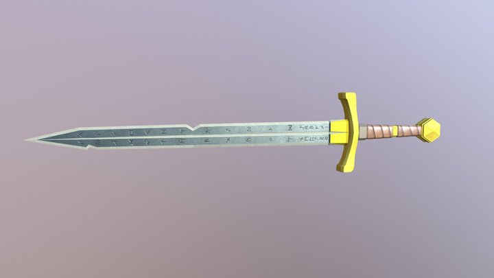 [Fan Art] OrbusVR Tier 1 Sword 3D Model