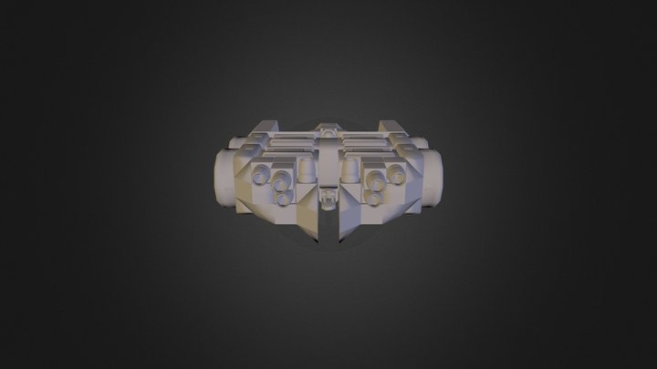 Small Freighter 3D Model