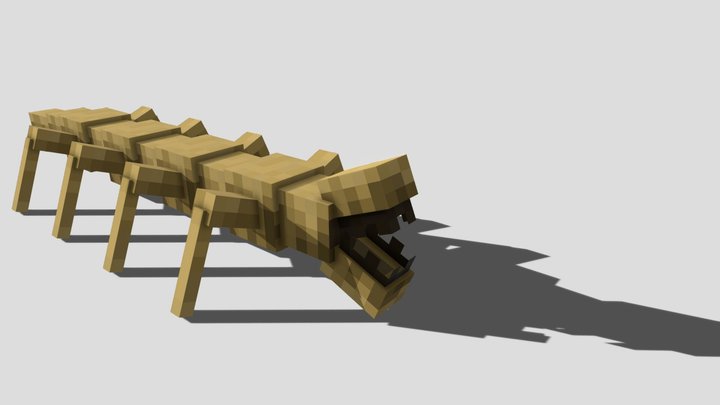 Пустынная Сколопендра / desert scolopendra 3D Model