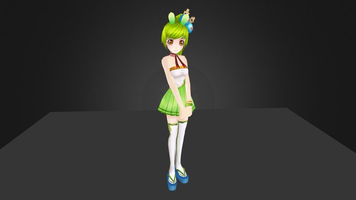 chongniang-anime character animation 3D Model