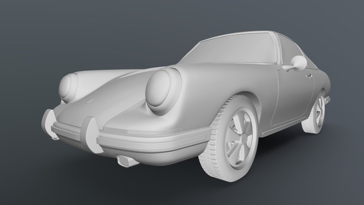 Porsche 911 Classic 3D Model