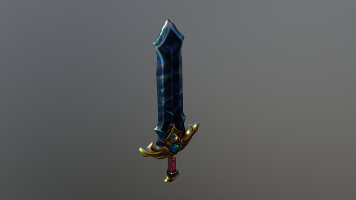 Stylized Sword 3D Model