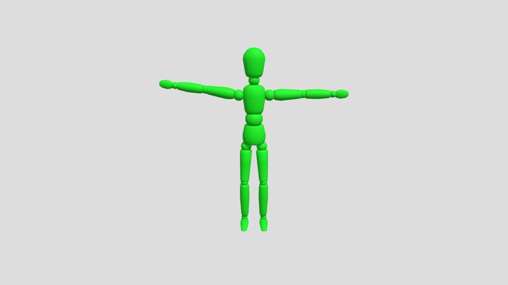 Greenmanwaving 3D Model