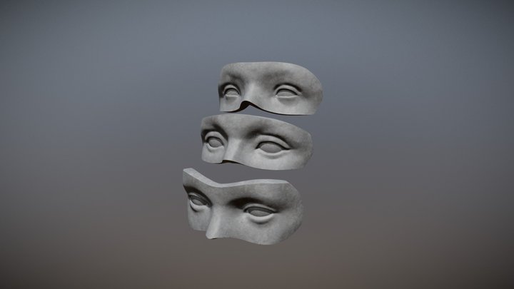 SculptJanuary Day 8: Eyes 3D Model
