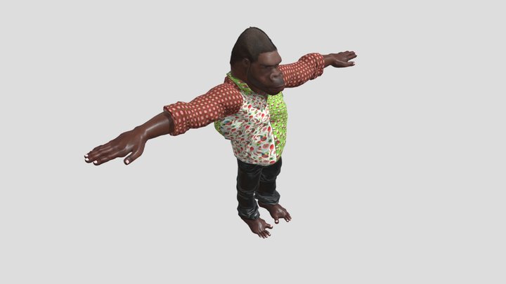 Gorilla 3D Model