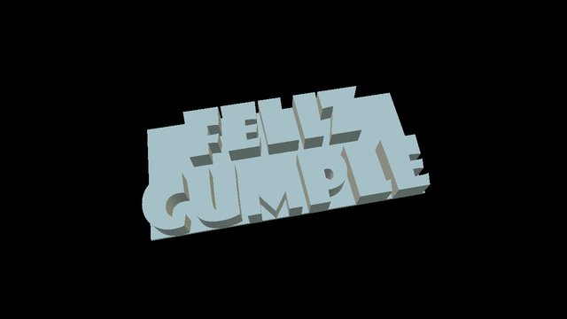 Feliz Cumple 3D Model