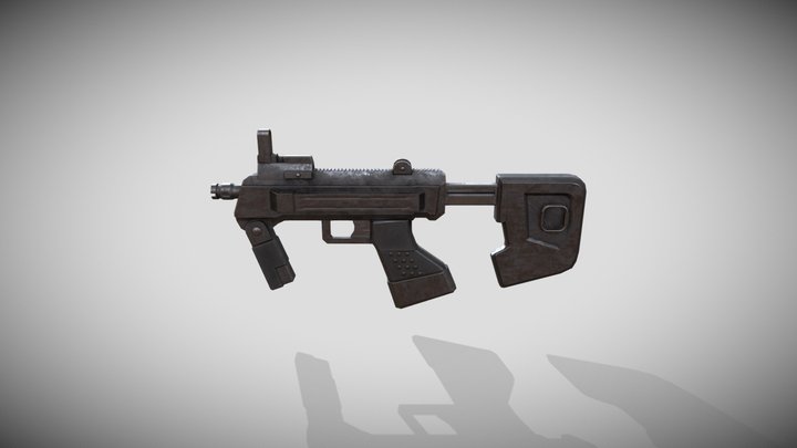 Colonial Insurrection SMG 3D Model