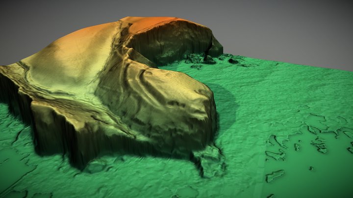 Griffin's Point, Cornwall (UK) – Gratis 3D-model STL