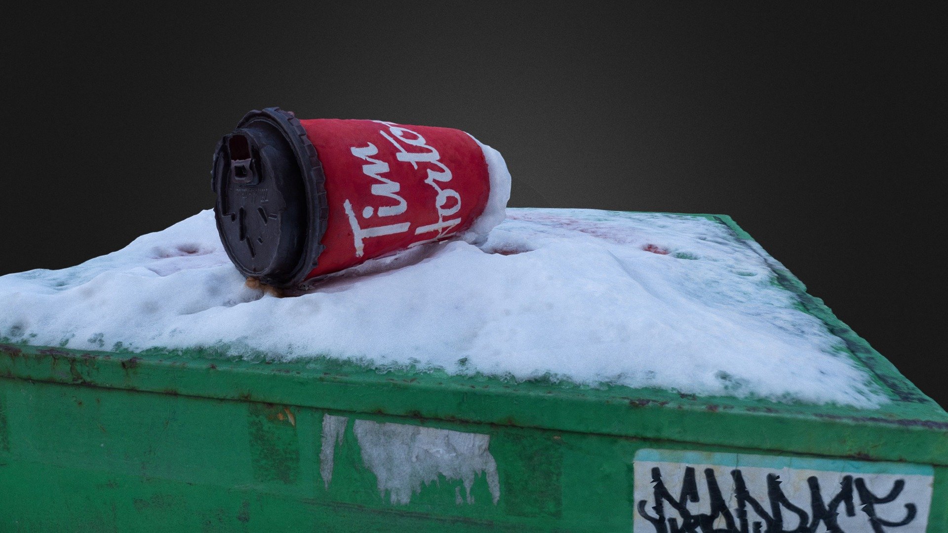 Coffee Cup in Snow