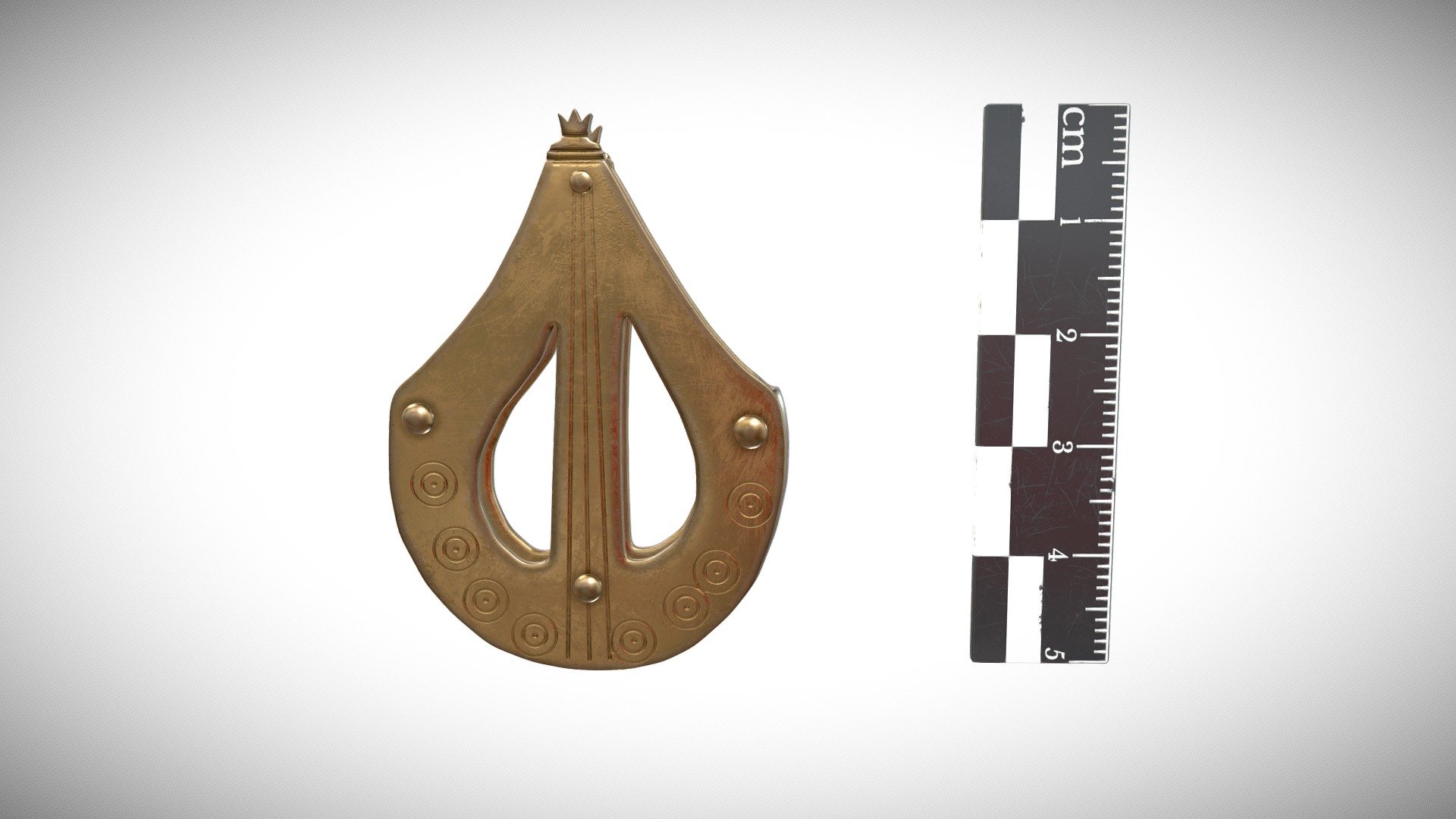 A scabbard chape from Vimose (cat. no. B308.203)