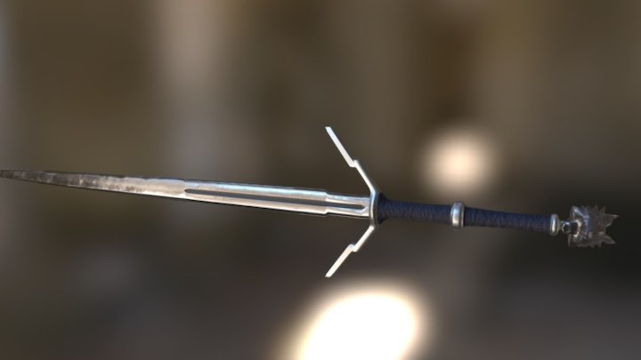 SPO2130 Witcher Sword 3D Model