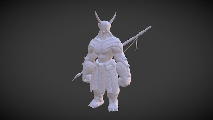 Coffin God 3D Model