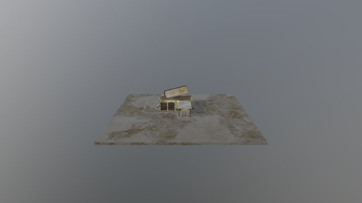 Namjoon Gas Station "I Need You" 3D Model