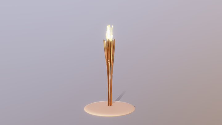 Olympic Torch - Tokyo 2020 3D Model