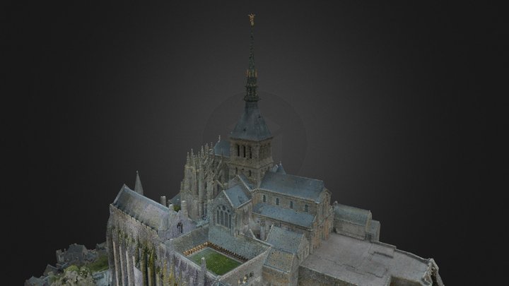 Mont Saint Michel 3D Model