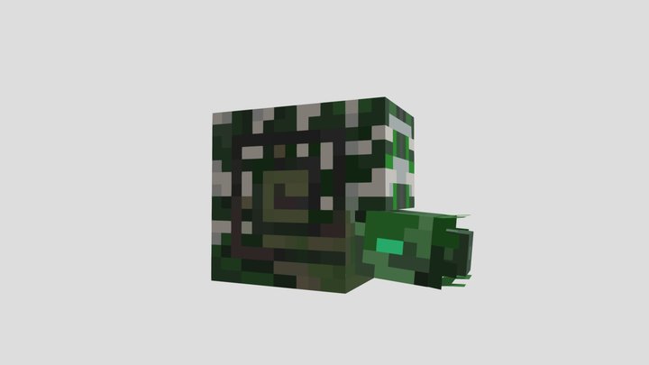 Zombie Nautilus Minecraft model моя версия