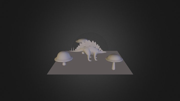 Stegasaurus 3D Model