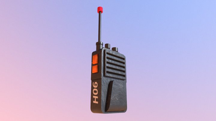Walkie Talkie H06 3D Model