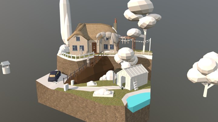 Full Diorama WIP 3D Model