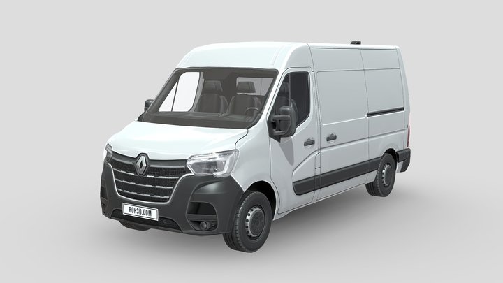 Renault Master L2H2 Panel Van 2020 3D Model
