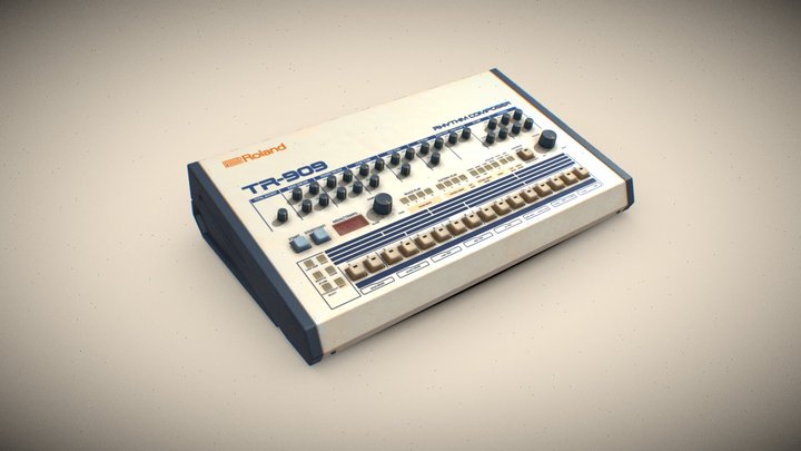 tr-909 rhythm composer 3D Model