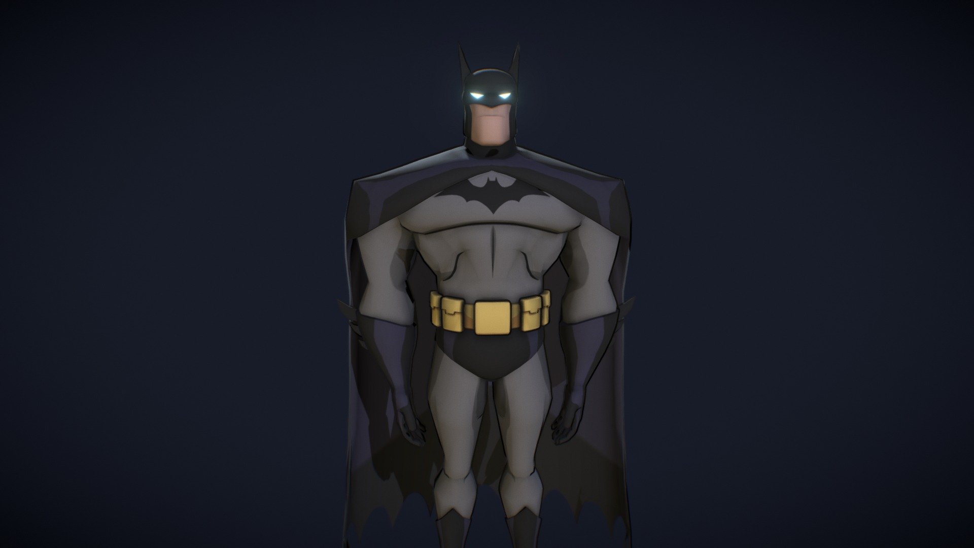 Batman 3d Model By Matt Joos Mathiasjoos [291b3ca] Sketchfab