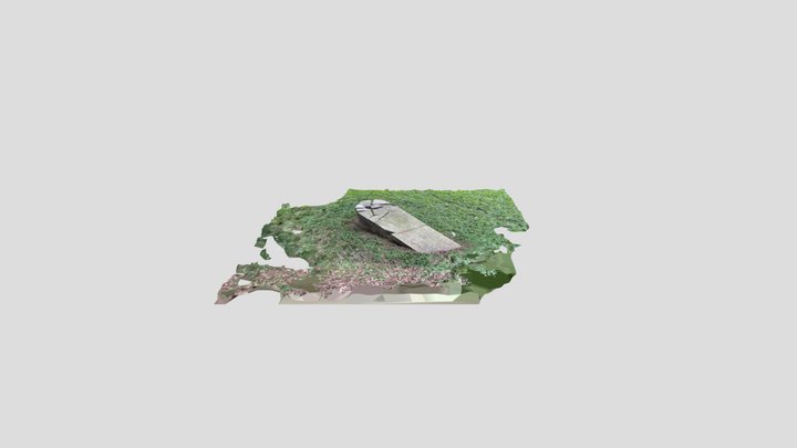 Broken Stone Cemetery Of King 3D Model