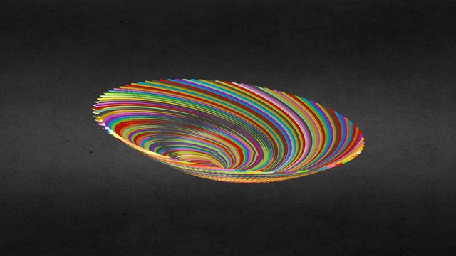 Moving Diffraction Pattern No. 1 3D Model