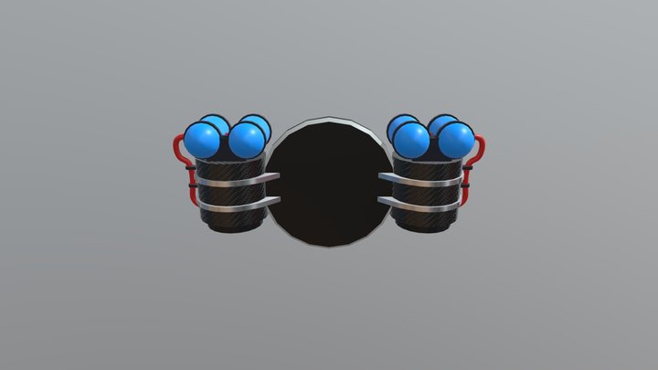 Floating Target 3D Model