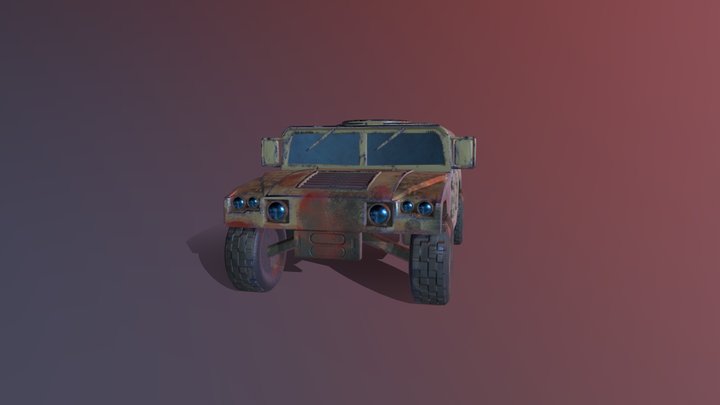 Wasteland Humvee 3D Model