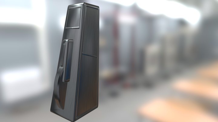 Metal Column - PBR 3D Model