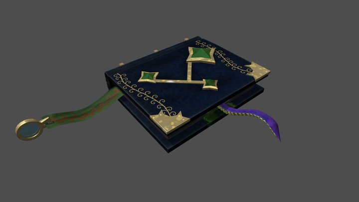 Magic book 3D Model