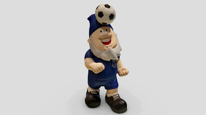 Everton FC Gnome 3D Model