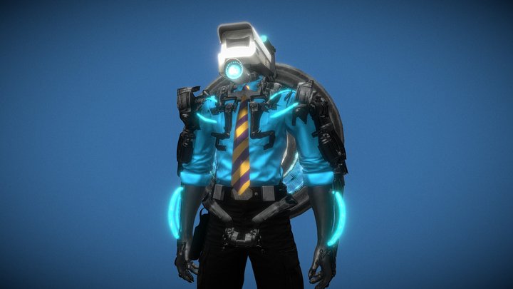 CH4D Cameraman / Simp cameraman – Free 3D Model STL