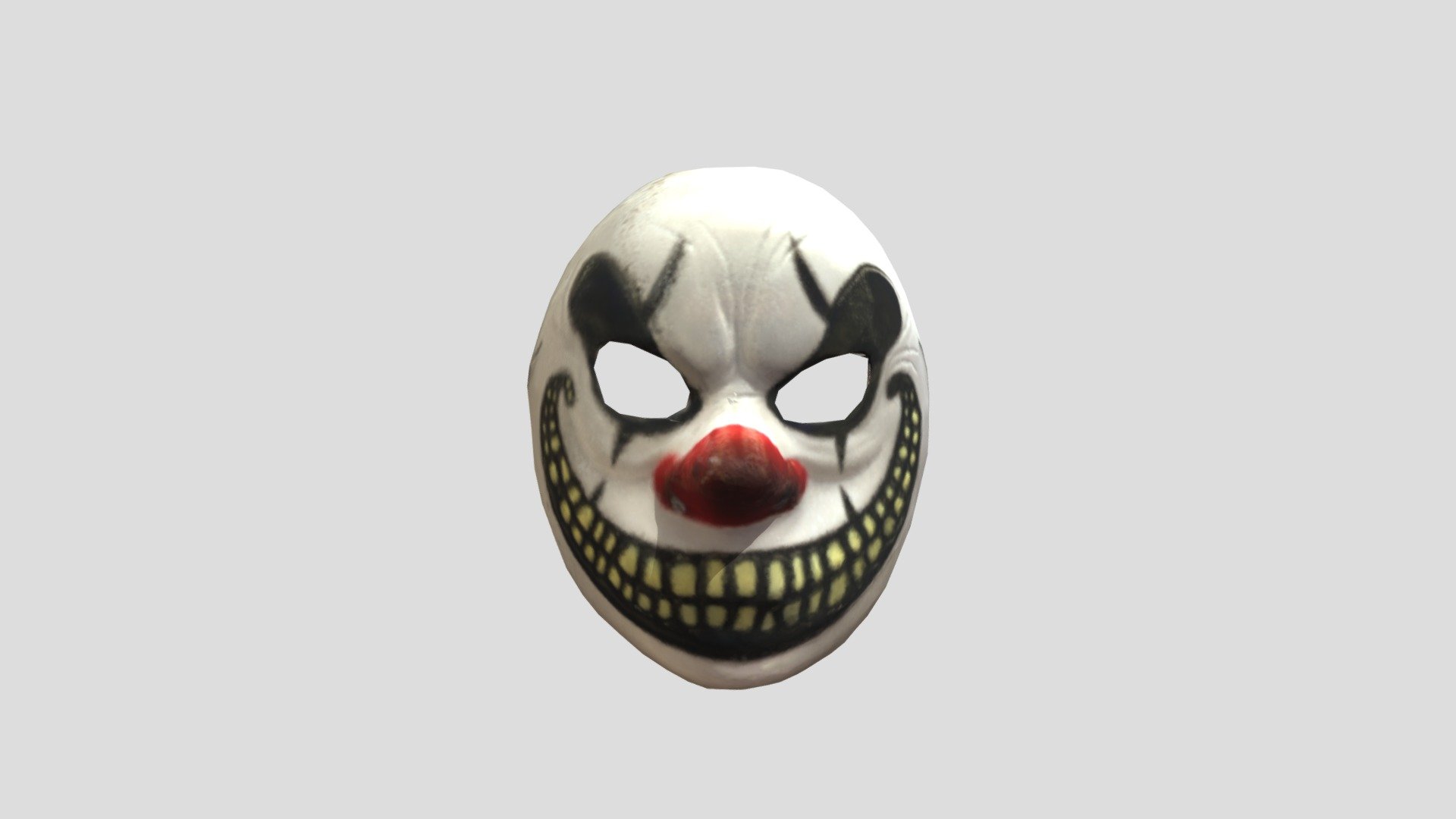 Clown 2 Mask Download Free 3D model by David Wigforss (dwigfor