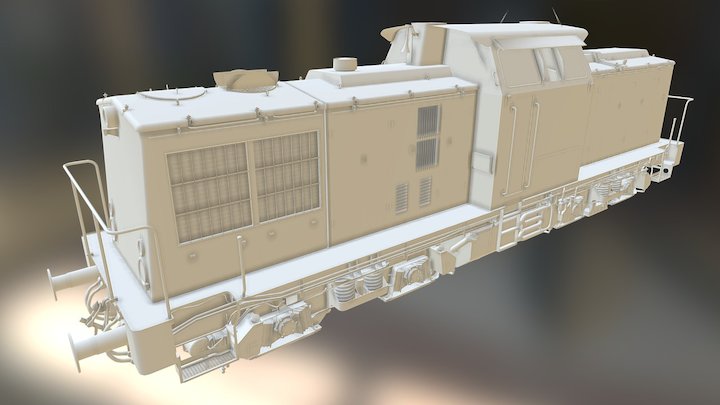Br 111 der DR 3D Model