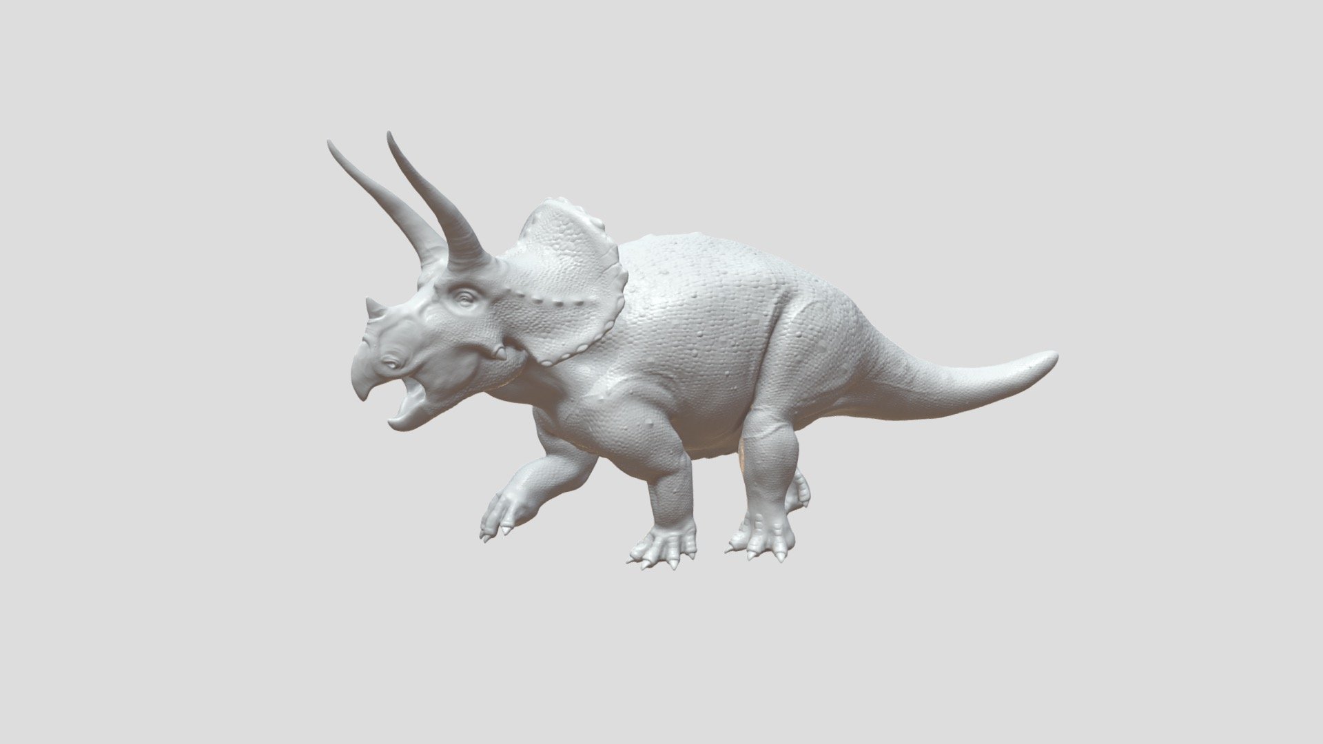Triceratops – 3D Model — Sketchfab embed 3D viewer