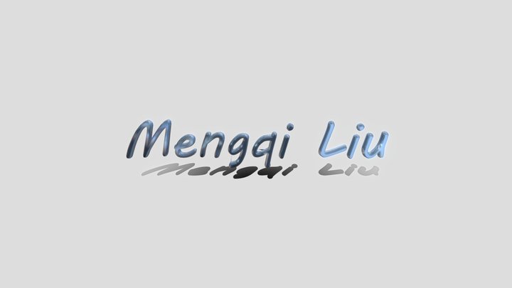 Mengqi Liu 3D Model