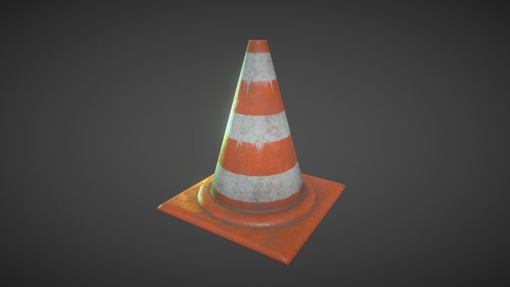 Road Cone 3D Model