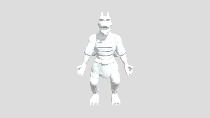 PUA Low Poly 3D Model