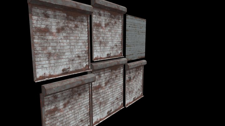 Poppy Playtime 4 Roller Doors 3D Model