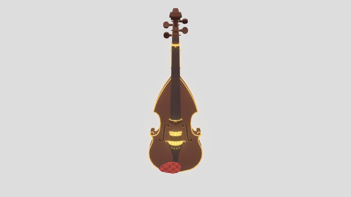 [HW_XYZ School] Coursework Violin 3D Model