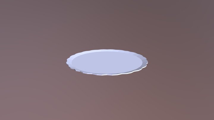 Trattoria Frenetica - Low Poly Platter 3D Model