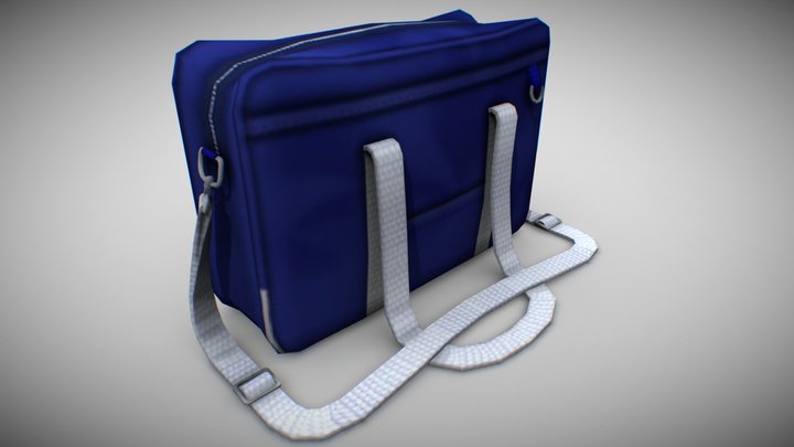 School Bag 3D Model