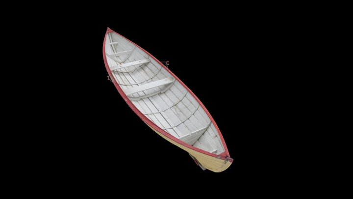 Mjøsbåt fra 1946 av Martin Grøndal 3D Model