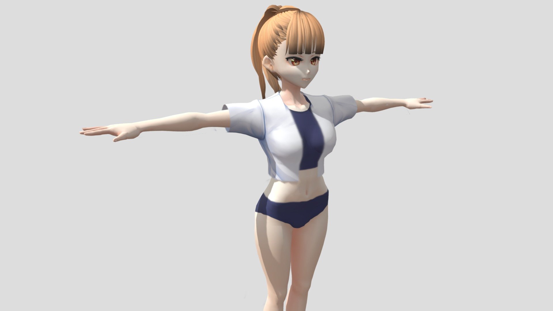 【anime Character Alex94i60】kasumi Summer Buy Royalty Free 3d