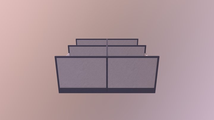 Cubicles 3D Model