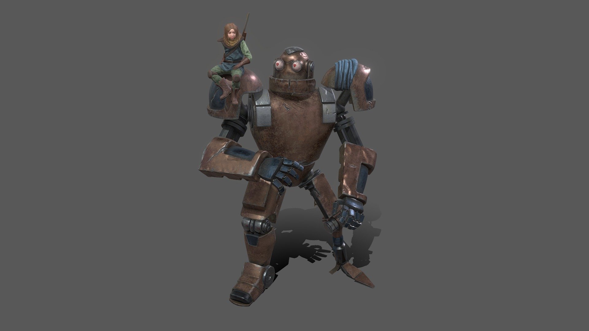"Willow and BOT": In Game Character Model