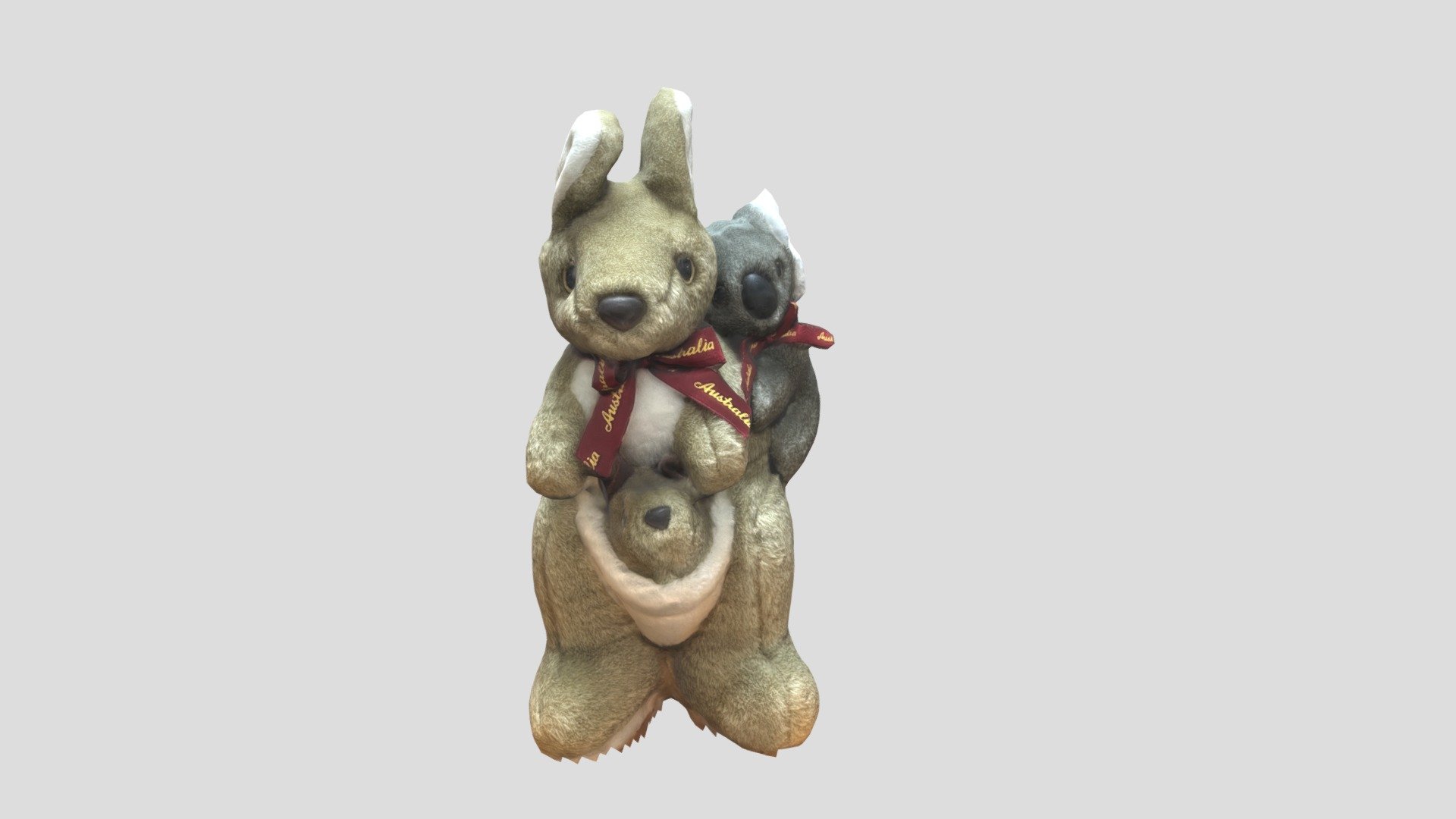 A kangaroo and koala doll_re