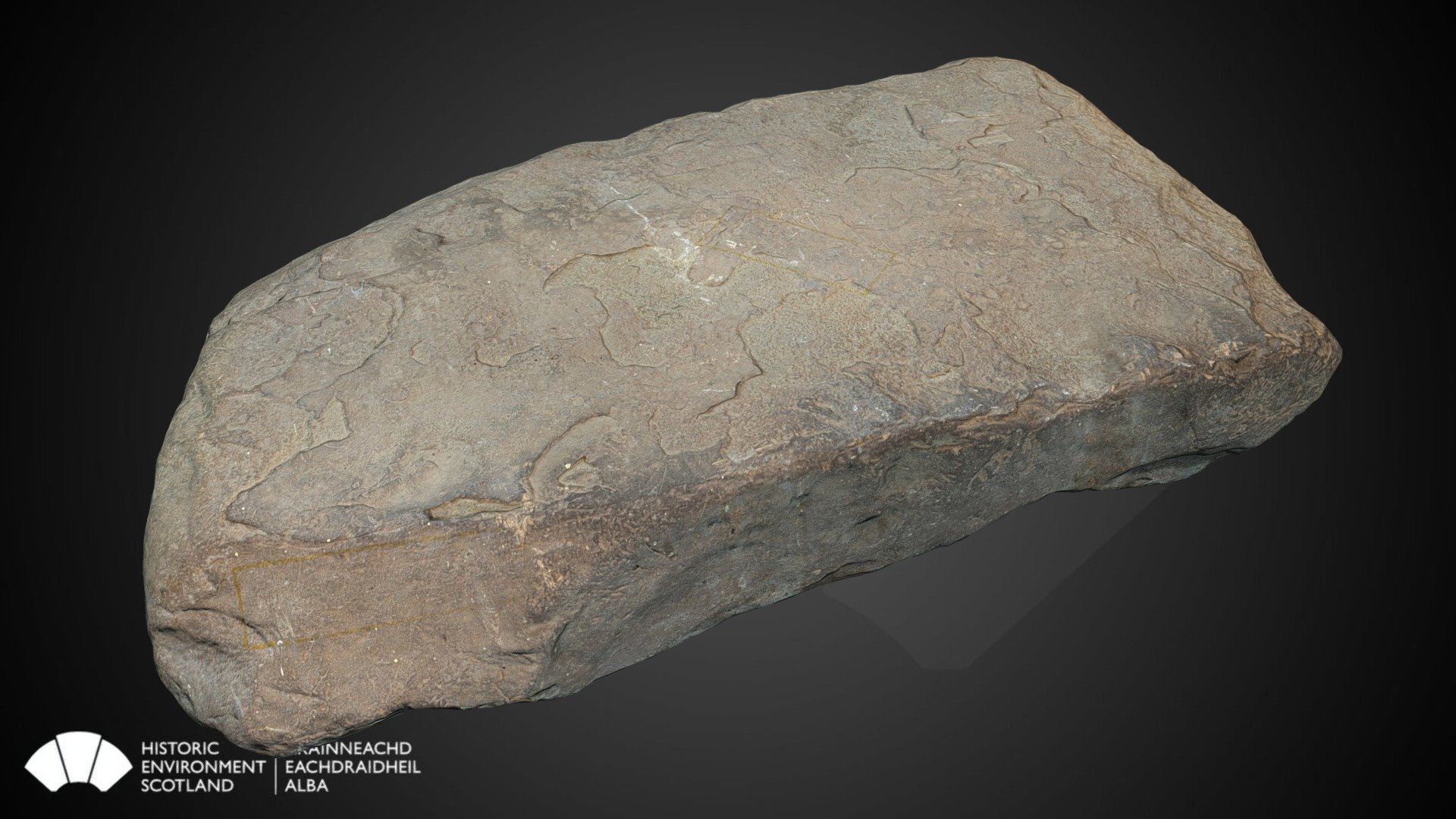 Inscribed Stone Slab, Skara Brae - 3D model by Historic Environment ...